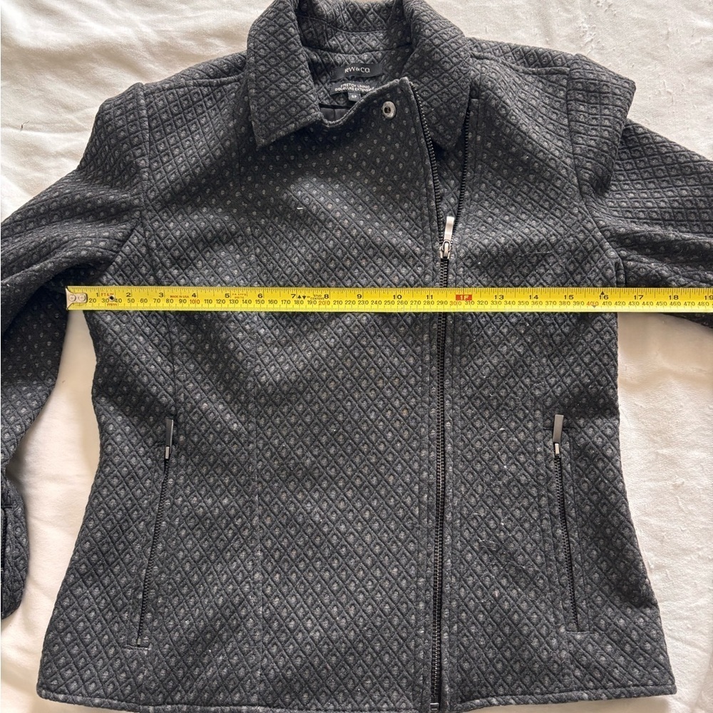 RW&CO. Black Blazer with Textured Pattern - Picture 5 of 12
